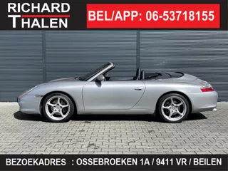 Porsche 996 911 3.6 Carrera Cabriolet | 320PK | 6-VERSN | LEER | ELECTRISCHE KAP | HARDTOP | 996-TYPE 2 |