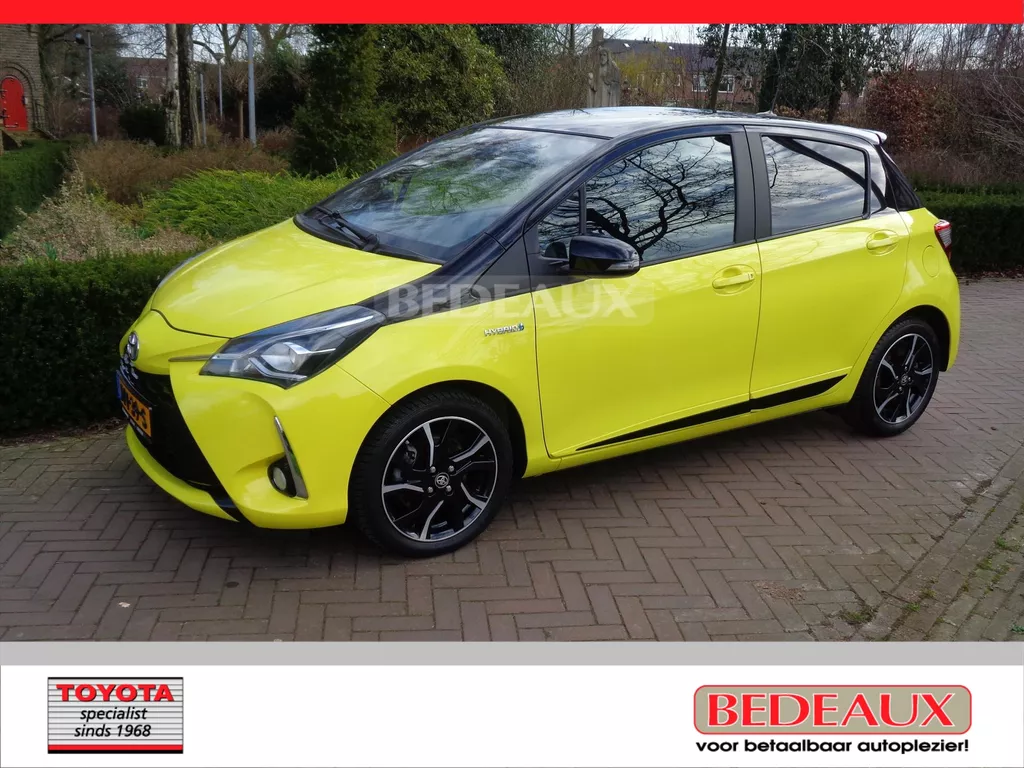 TOYOTA Yaris 1.5 Hybrid 100pk 5D CVT Bi-Tone YELLOW EDITION   / liefhebbersauto !