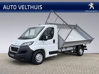 Peugeot Boxer  L3 Pick-up / 3-weg Kipper 2.2 140PK BlueHDi