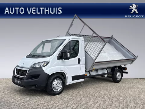 Peugeot Boxer  L3 Pick-up / 3-weg Kipper 2.2 140PK BlueHDi