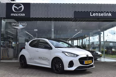 Mazda 2 Hybrid 1.5 Hybrid 116pk Homura Plus + Panodak | Demo | Navigatie | Half leder | 6 jaar fabrieksgarantie!