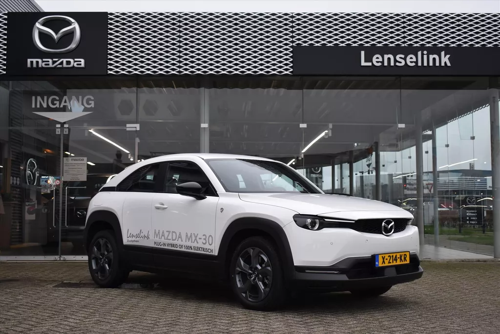 MAZDA Mx-30 E-SKYACTIV R-EV 170pk Prime-Line | Plug in hybride | DEMO | Camera | Head up display | 80km volledig elektrisch bereik!!!!