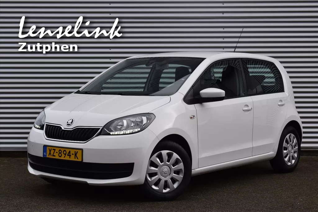 Skoda Citigo 1.0 5drs Greentech Ambition | 12 maanden GARANTIE! | Airco | Cruise Control | Bluetooth | Elek ramen | Incl. BOVAG garantie, onderhoudsbeurt etc