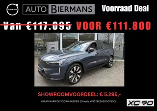 Volvo Ex90 Ulta | Twin Performance | Luchtvering | Pilot Assist Pack | Bowers & Wilkins
